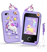 Kids Smart Phone Toys for Girls,Christmas Birthday Gifts for Girls Age 3-10 Kids Cell Phone Toys ...