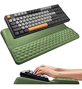 Luvzuni Wrist Rest with Keyboard Stand, Computer Wrist Support Pad, Ergonomic Keyboard Riser Hand...