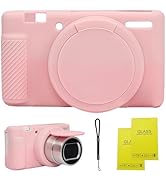 Camera Case for Sony ZV-1,ZV1 Camera Soft Case Cover Rubber Camera Sleeve with Removable Lens Cov...