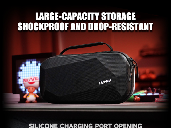 PlayVital Carrying Case for Nintendo Switch 2 with Silicone Charging Port