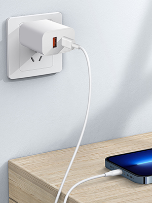 iPhone charger block