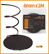 HANGLIFE GT2 Timing Belt with Copper Buckle - 3D Printer Open Synchronous Belt (2mm Pitch) 3D Pri...