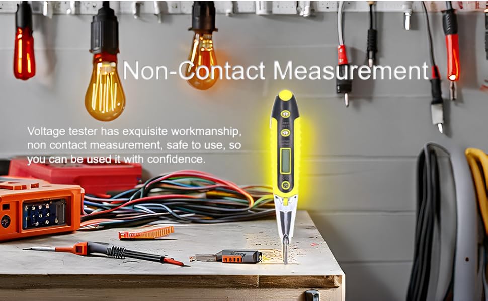 Voltage Tester Voltage Detector Digital AC/DC Voltage Tester Detector Tool