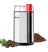 Coffee Grinder, Wancle Electric Coffee Grinder, Quiet Spice Grinder, One Touch Coffee Mill for Be...