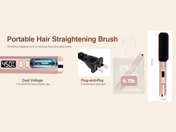 Hair Straightener Brush