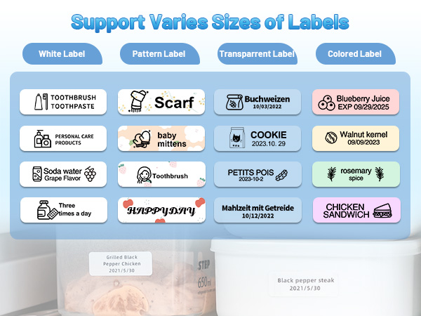 portable bluetooth label maker, small label maker, clear label maker, cute label maker, label makers