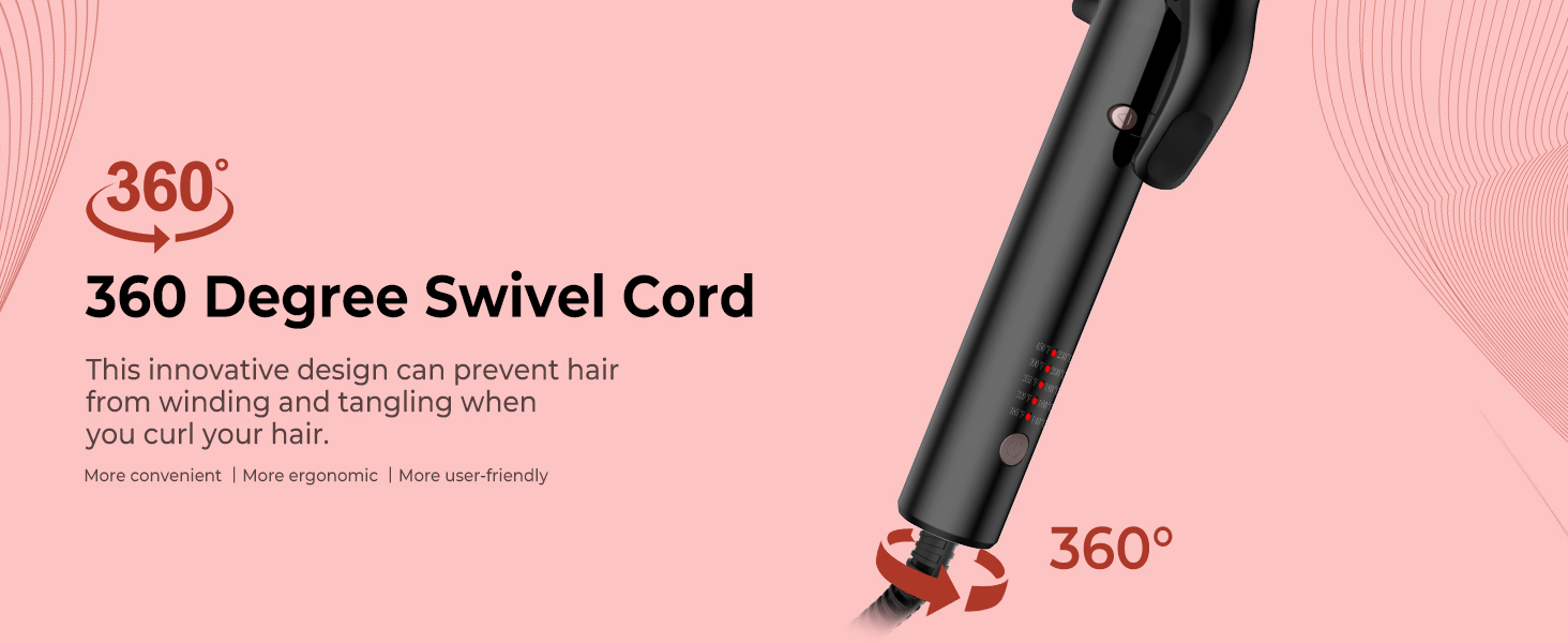rotating curling iron