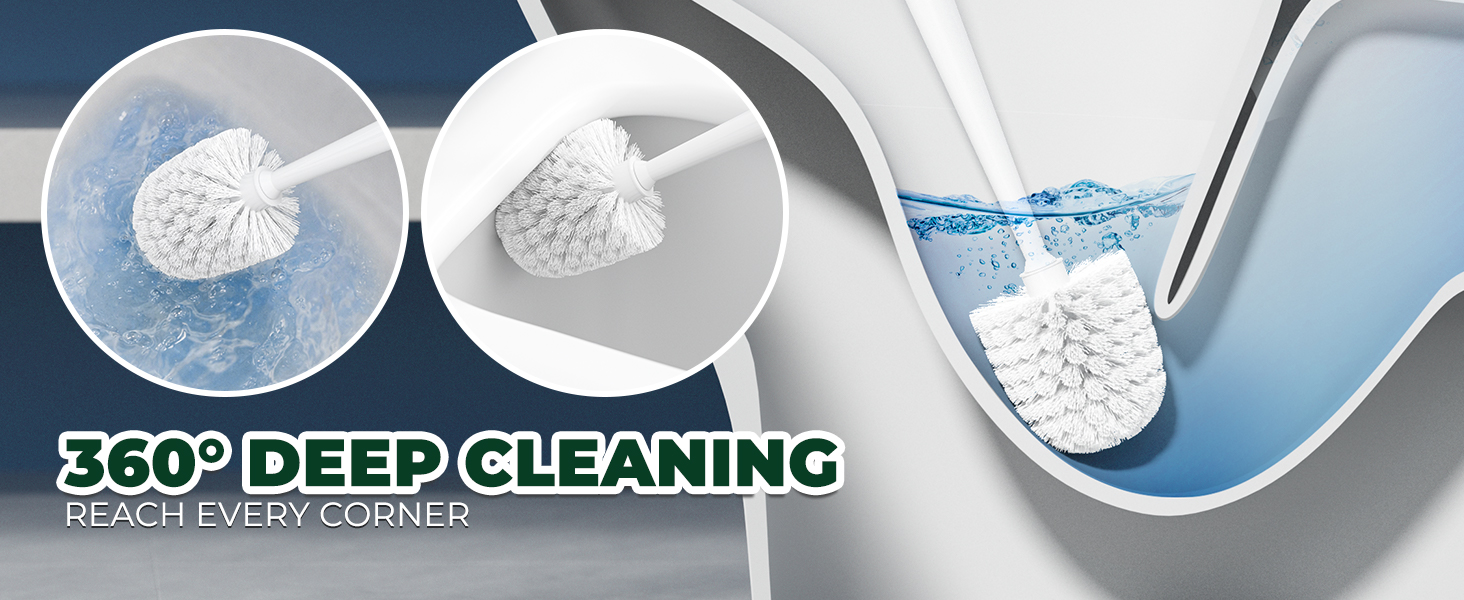 toilet bowl brush and holder