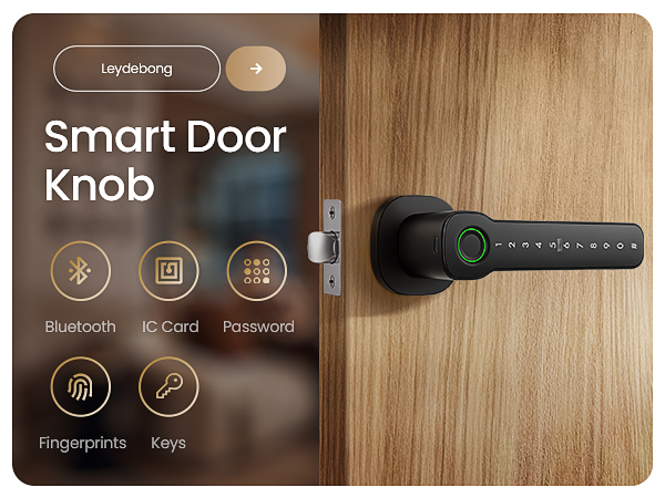 smart door lock fingerprint door lock