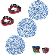 Mop Heads Replacements for Ocedar, 3 Pack Mop Replace Head for Ocedar RinseClean 2-Tank System, S...