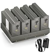 Lesaps 4Pack Rechargeable Reveal Lipo Lithium Battery Pack with Charger for Trail Camera Reveal X...