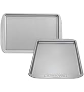 Farberware Nonstick Bakeware Set, Nonstick Cookie Sheets / Baking Sheets - 2 Piece, Gray
