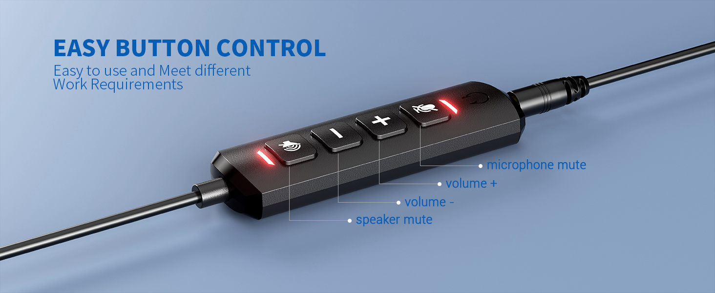 headset with mic for work wired computer headset for pc work from home headset microphone headset