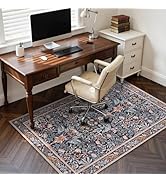 Anidaroel 48"x60" Office Chair Mat for Hardwood Floor/Tile, Vintage Desk Chair Mat for Hardwood, ...