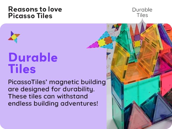 Educational Magnetic Tiles Sensory Montessori Toys for Toddlers Magnet Building Blocks learning Gift