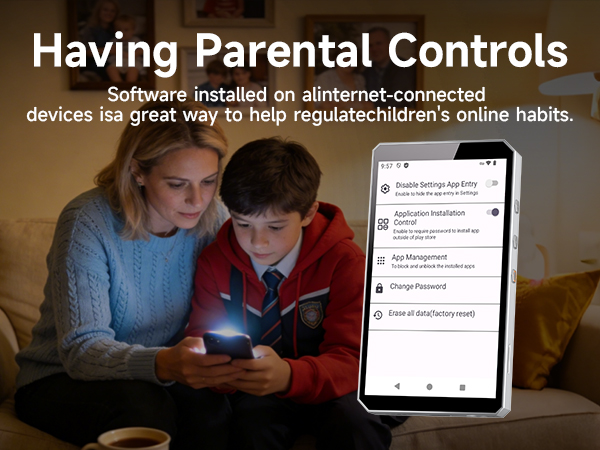 MP3 Player with Parental Controls