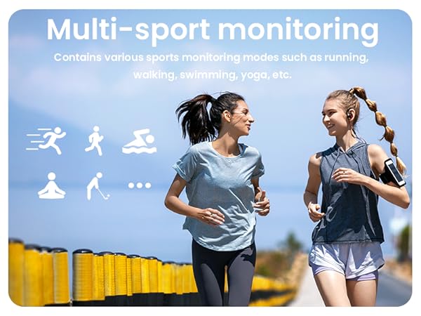 Step Counting,for iPhone and Android,Waterproof smart blood pressure monitor,No Subscription Fees