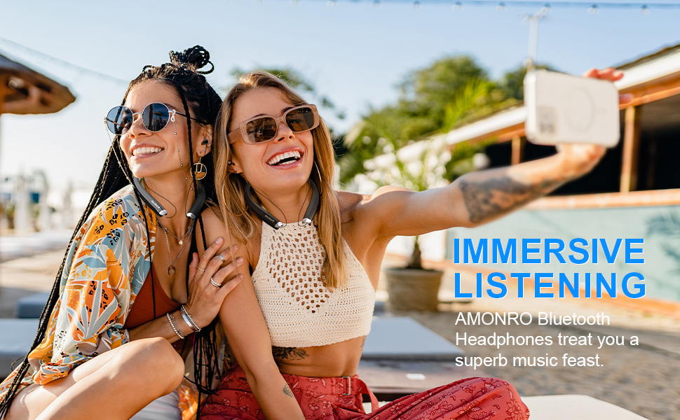 bluetooth neckband headphones