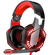 VersionTECH. G2000 Gaming Headset, Surround Stereo Gaming Headphones with Noise Cancelling Mic, L...