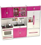 PowerTRC Modern Kitchen Toy Playset: Deluxe Kit Adventure, Lights, Sound, and Battery Operated | ...