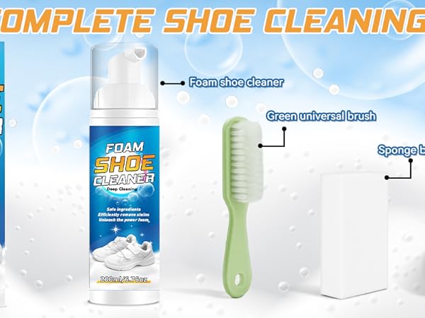 shoe cleaner foam