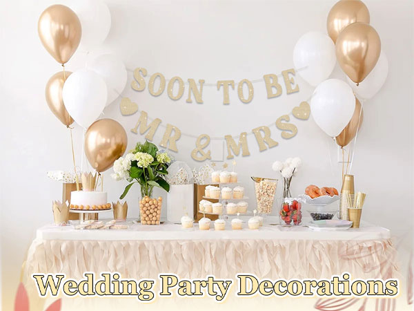 wedding party decorations wedding banner