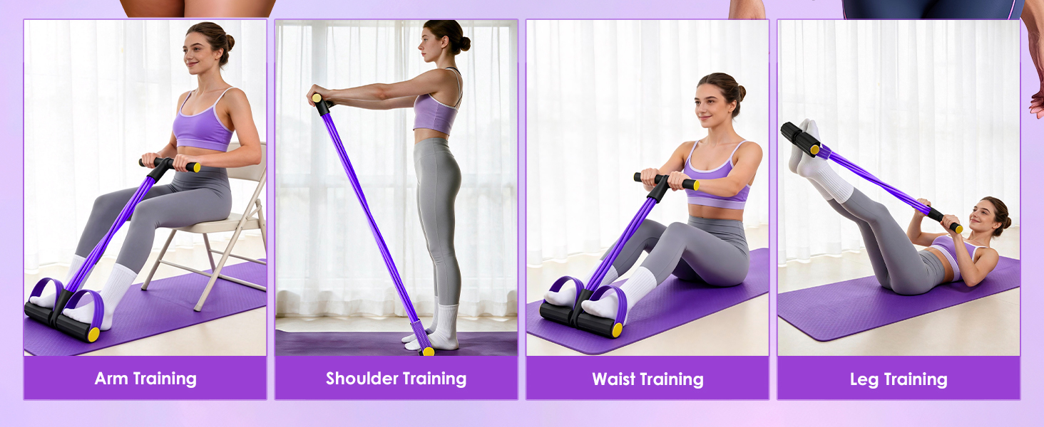 exercise bands with handles
