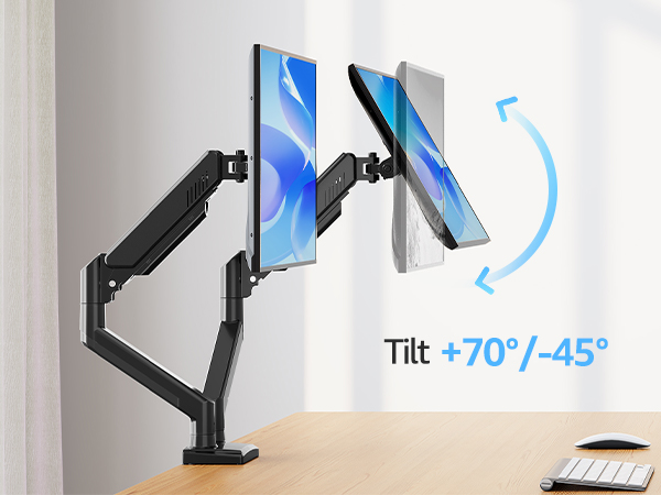 dual monitor arm
