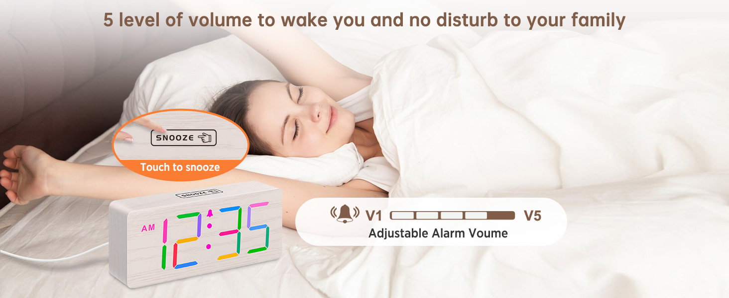 alarm clocks for bedrooms