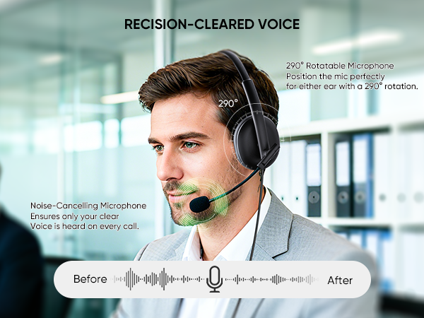 USB Headset with Microphone