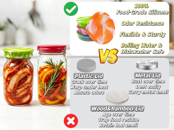 mason jar lids wide mouth