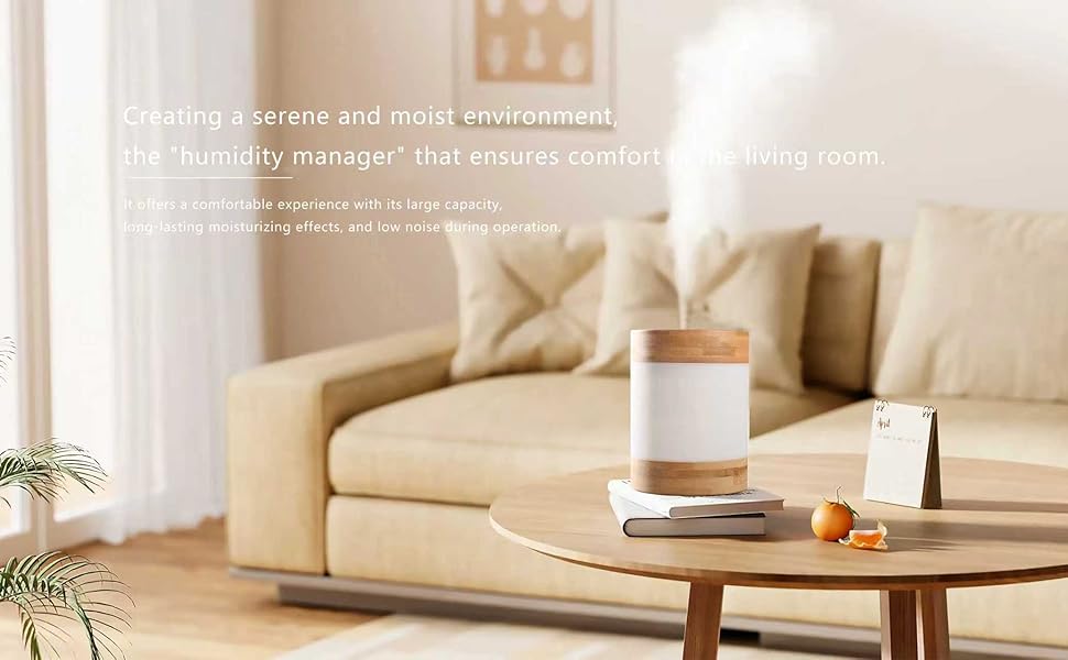 Eco Bamboo Aroma Diffuser &amp;amp; Air Purifier
