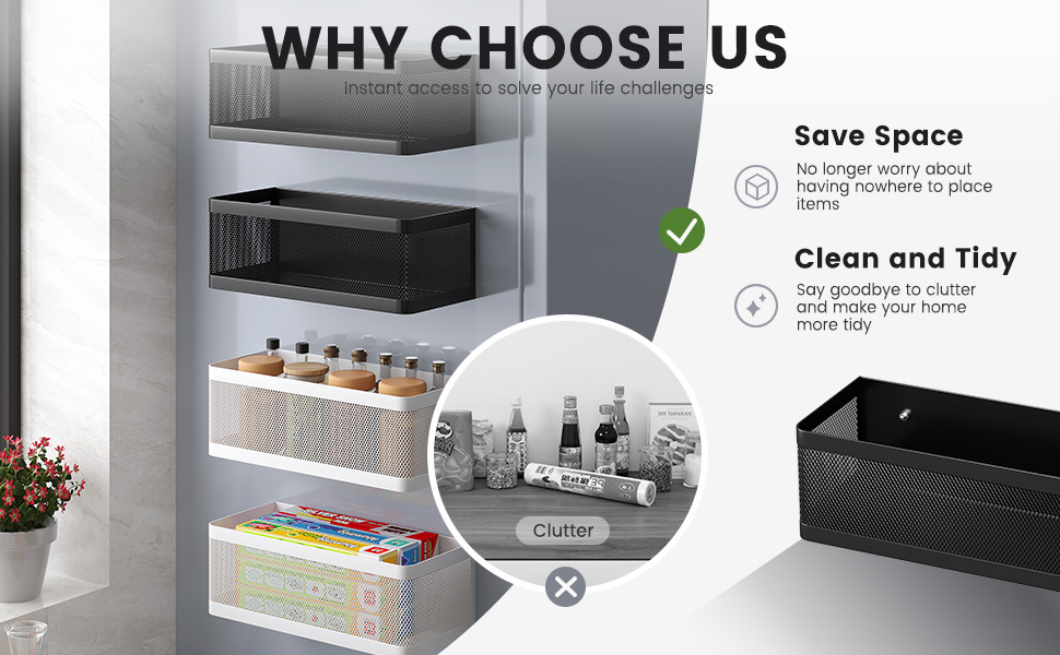 Magnetic Rack for Fridge 2