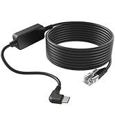 Hodeoo for Uniden USB C to RJ11 Power Cord - for R8,R7,R4,R3,R9W,DFR9,DFR8,DFR7 etc. Replacement ...