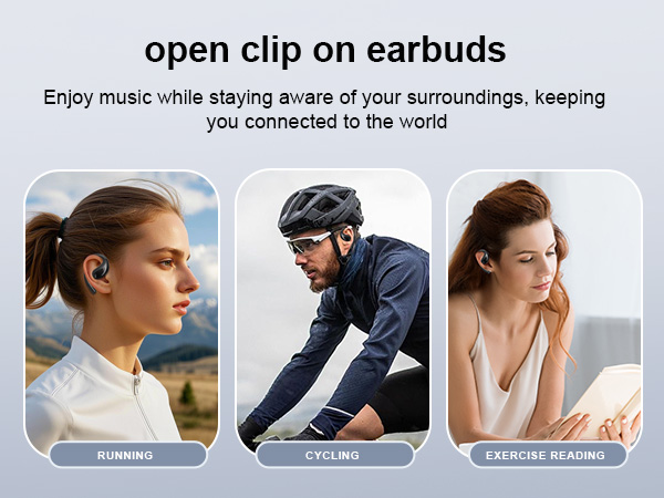 open clip on earbuds