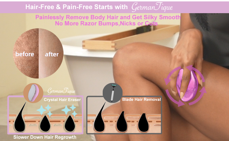 Germantique Crystal Hair Eraser Gentle Crystal Epilator