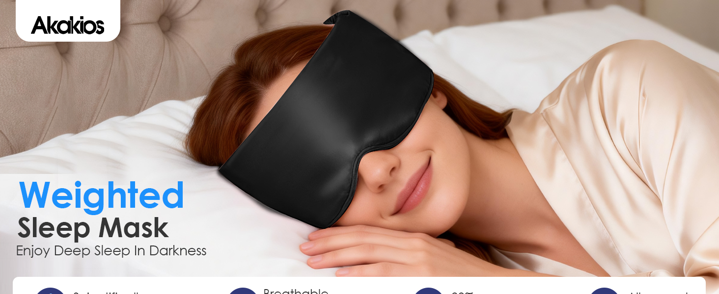 Weighted Eye Mask