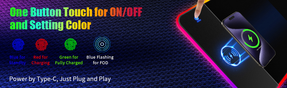 Ergonomic Computer Mouse Pad with Non-Slip Rubber Base for Laptop