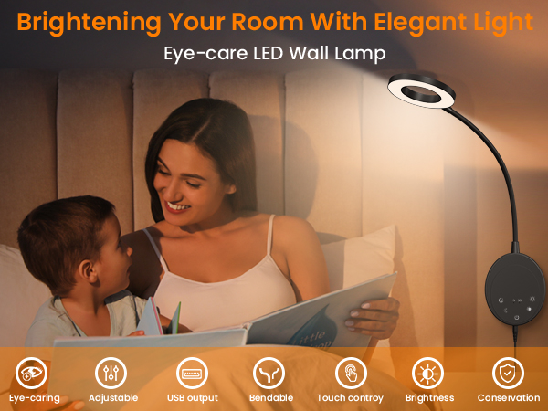 Wall Mounted Reading Light