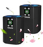 2 Pack Air Purifier for Home Bedroom, Cobectal Room Air Cleaner with H13 True HEPA 3-in-1 Filter,...