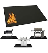 Under Grill Mats, BBQ Grill Mat 60x40 Inch for Deck, Patio, Outdoor Smokers, Gas Grills, Fire Pit...