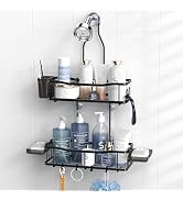 Aitatty Hanging Shower Caddy Bathroom Organizer: Rustproof Shower Shelf Racks Over Shower Head - ...