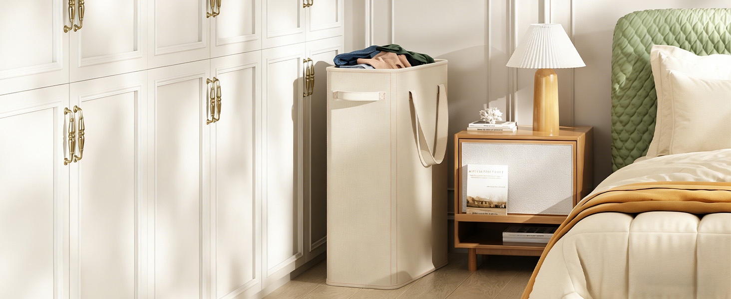 narrow laundry hamper