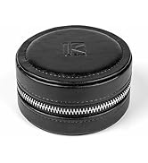 KBEAR K-Lord Earphone Storage Case, KZ ZS10 PRO in Ear Monitors Earbud Case, PU Leather Round Zip...