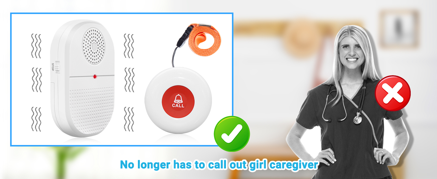 wireless caregiver pager