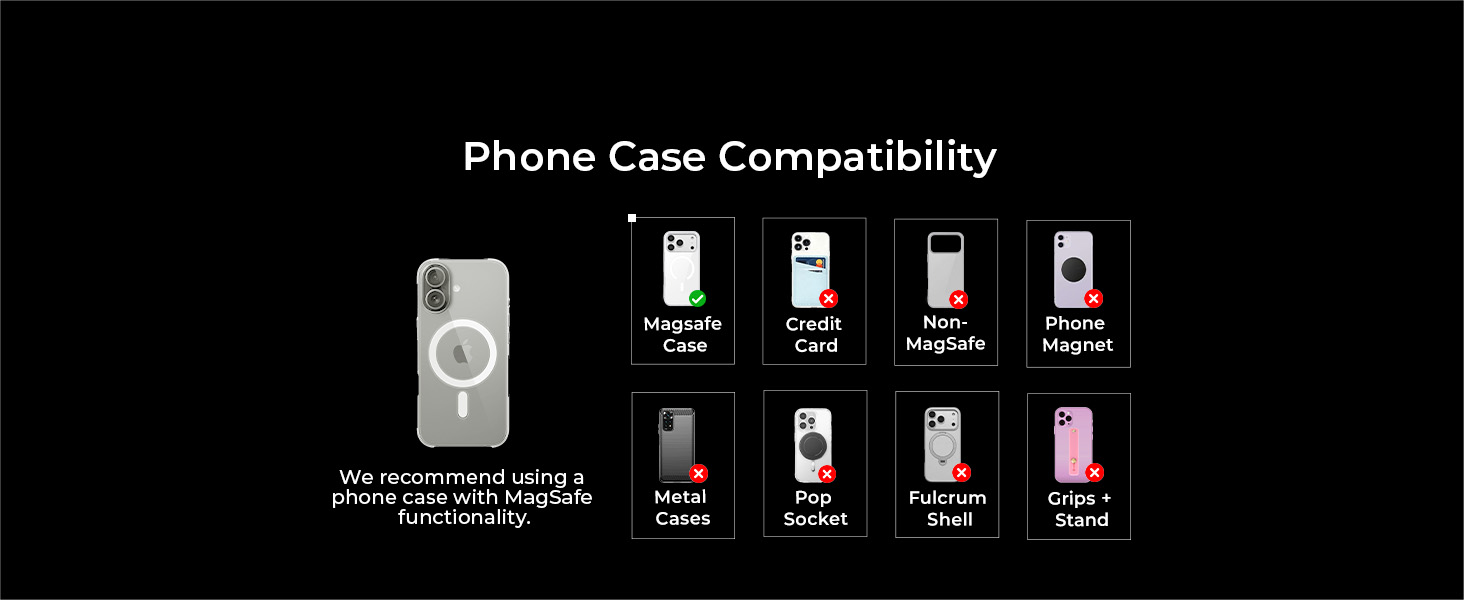 LISEN Qi2.2 25W Magsafe Car Mount Charger