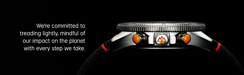 we're committed to treading lightly and mindful of our planet