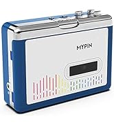 Bluetooth Cassette Player with Headphone, Tape Player Bluetooth Output to Headphone/Speaker,Walkm...
