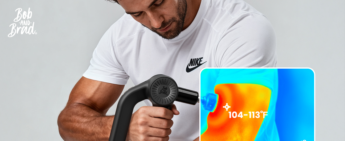 Massage Gun with Infrared Light