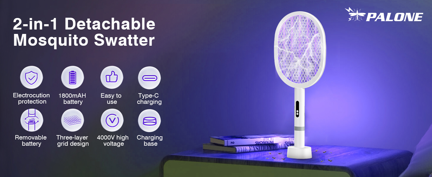 detachable fly zapper